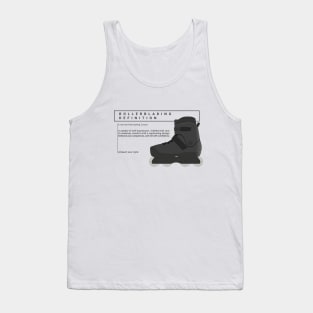 Rollerblading definition - rollerblade Tank Top